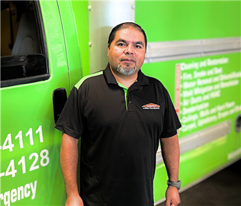 Javier Baeza, team member at SERVPRO of Arcadia