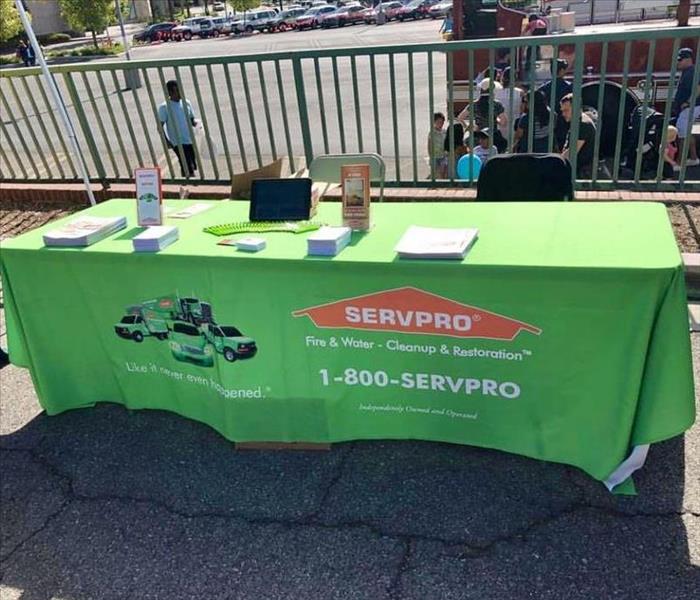 Servpro Marketing Booth